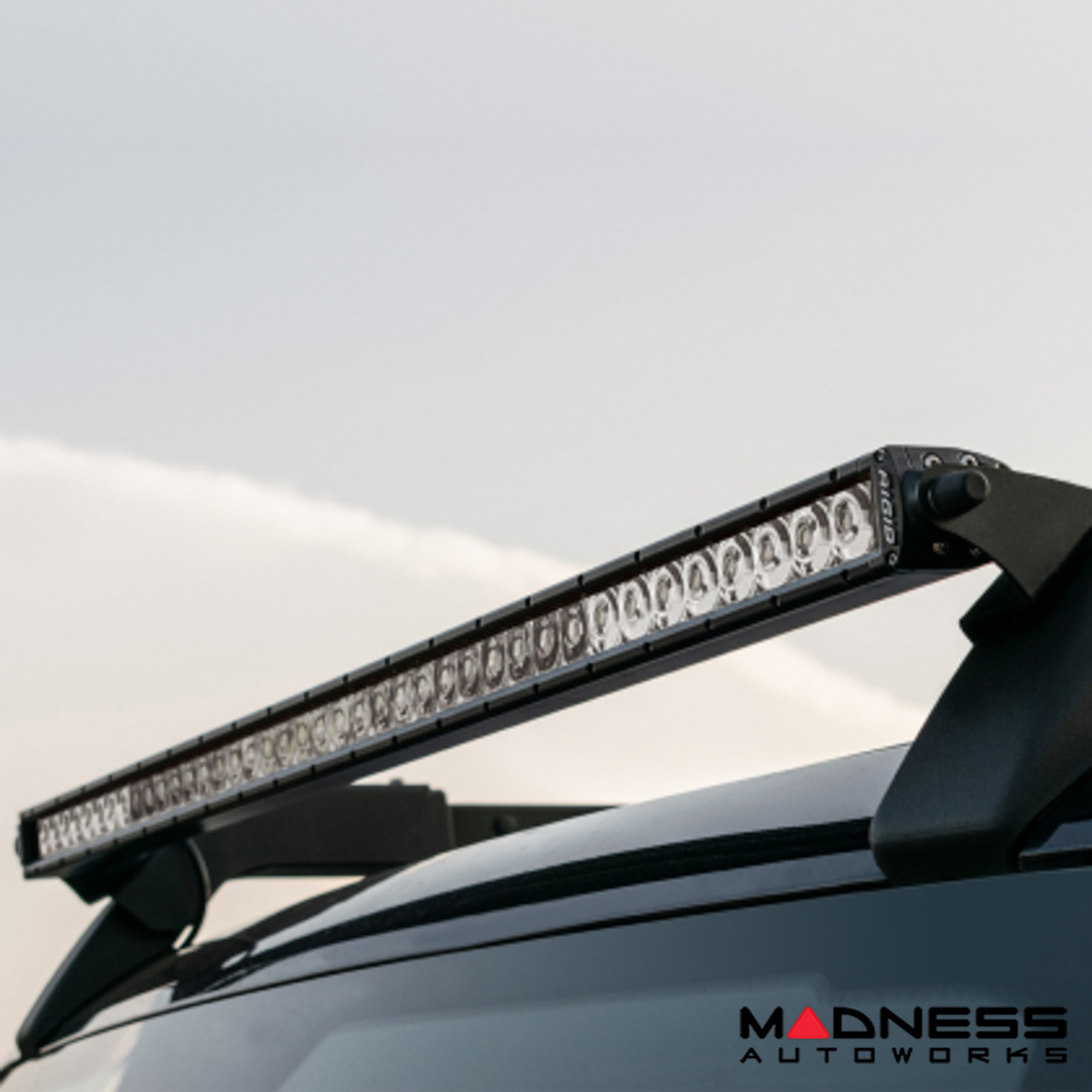 Ford Bronco Light Upgrade - Roof Rack Light Kit - Rigid Industries - Includes S.R. Spot / Flood Combo Bar